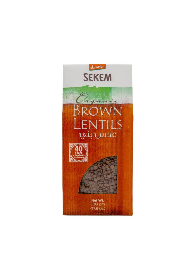 Organic Brown Lentils 500g