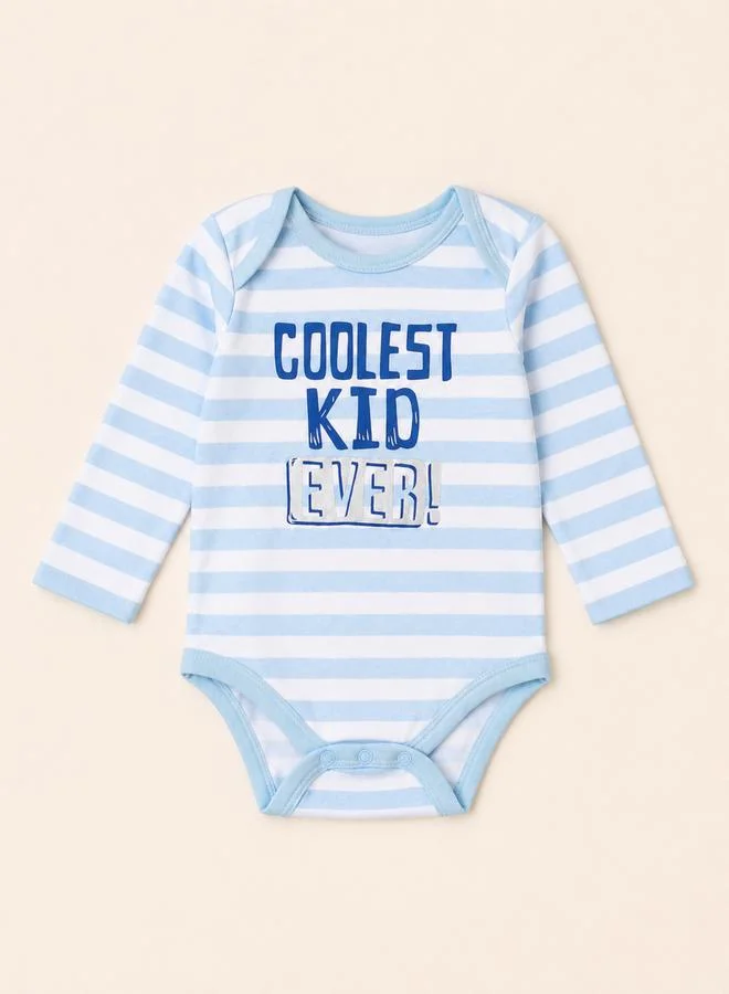 Mothers Choice Coolest Kid Ever Baby Bodysuit Set with Hat and Socks