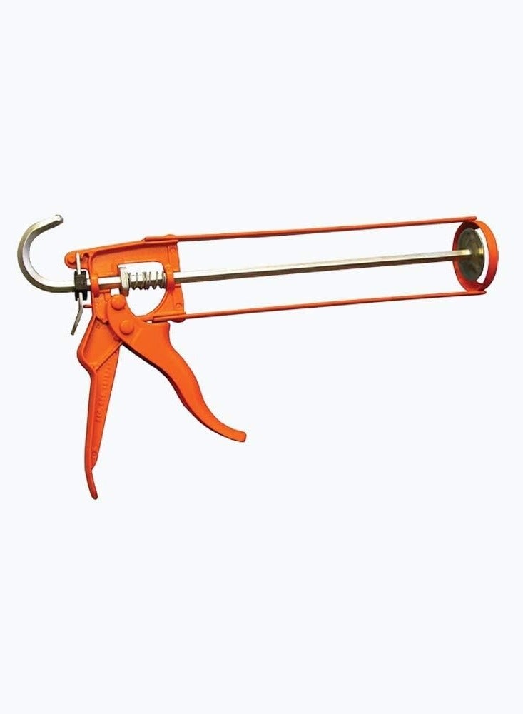 Silicone Glue Gun with Durable Construction, Easy-to-Use Design and Comfortable Grip for Precise Application of Sealants and Adhesives - Orange,