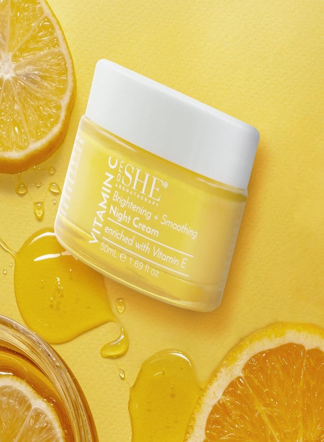 Om She Aromatherapy Vitamin C Night Cream 1.69fl oz - Brightening aand Smoothing, Squalane, Rosehip Oil. Australian Made. - Image 2