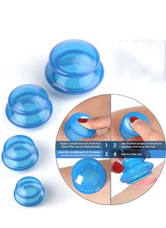 SYOSI Cupping Set  Ultra Clear Blue Silicone Therapy for Cellulite Reduction and Myofascial Release - Massage Therapists and Home Use  - Image 3