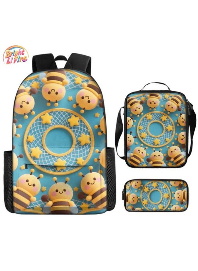 Bright Li Fire Fun cartoon print three-piece surprise online! Outing/Sports/Learning Universal | Cute Design + Super Practical Combination - 97 - Image 1