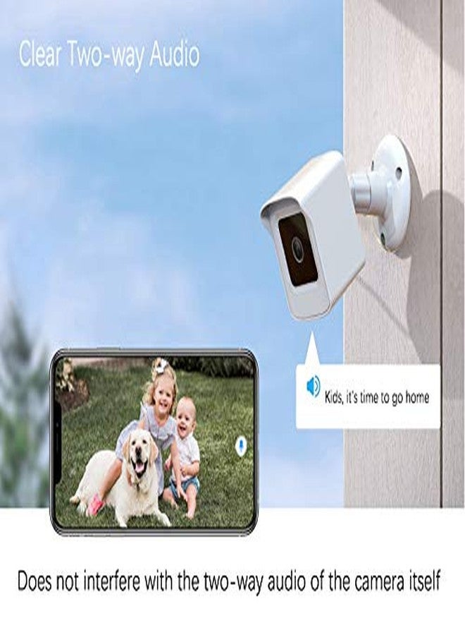 PEF Mount for All-New Wyze Cam V4 and V3, Weatherproof Protective Cover and 360 Degree Adjustable Wall Mount Solid Housing for Wyze V4 and V3 Outdoor Indoor Smart Home Camera System (White, 1 Pack) - Image 3