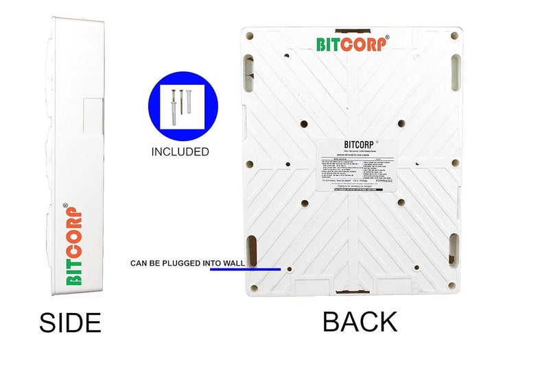 BITCORP Bitcorp Extension Box 15A 16A 20A 5 Socket 3 Switch 8000W Surge Protection High Load Capacity with 1 Meter Long Wire Cord for ChargingAcRefrigeratorWashing MachineMicrowaveMachines  - Image 3