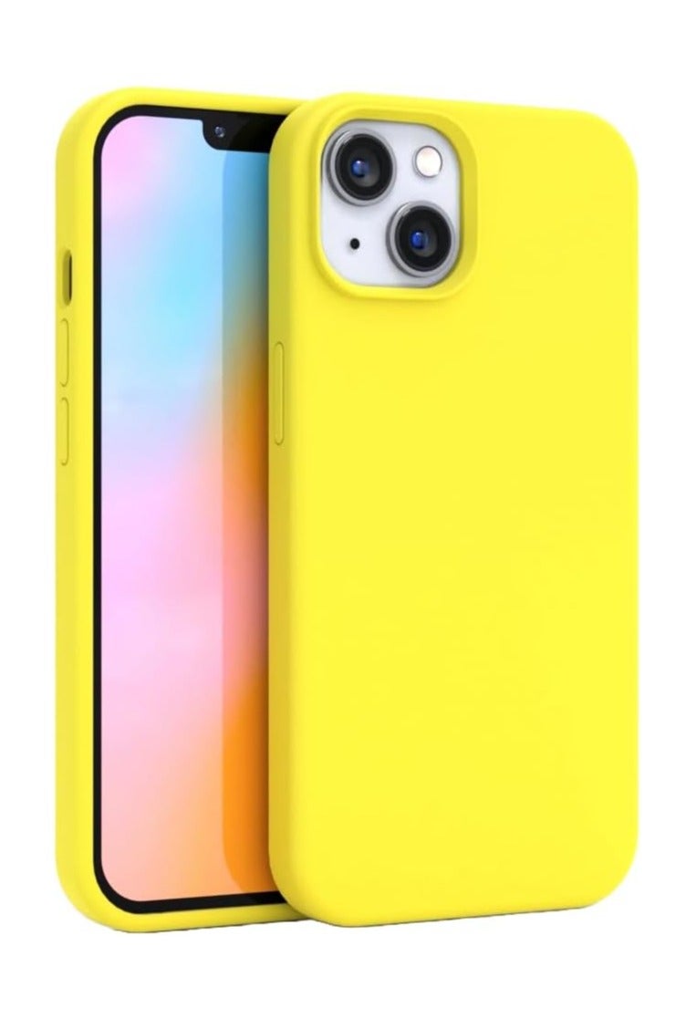 Compatible with iPhone 15 Case 6.1, Slim Liquid Silicone 3 Layers Full Covered Soft Gel Rubber Phone Case Protective Cover 6.1 Inch - Image 1