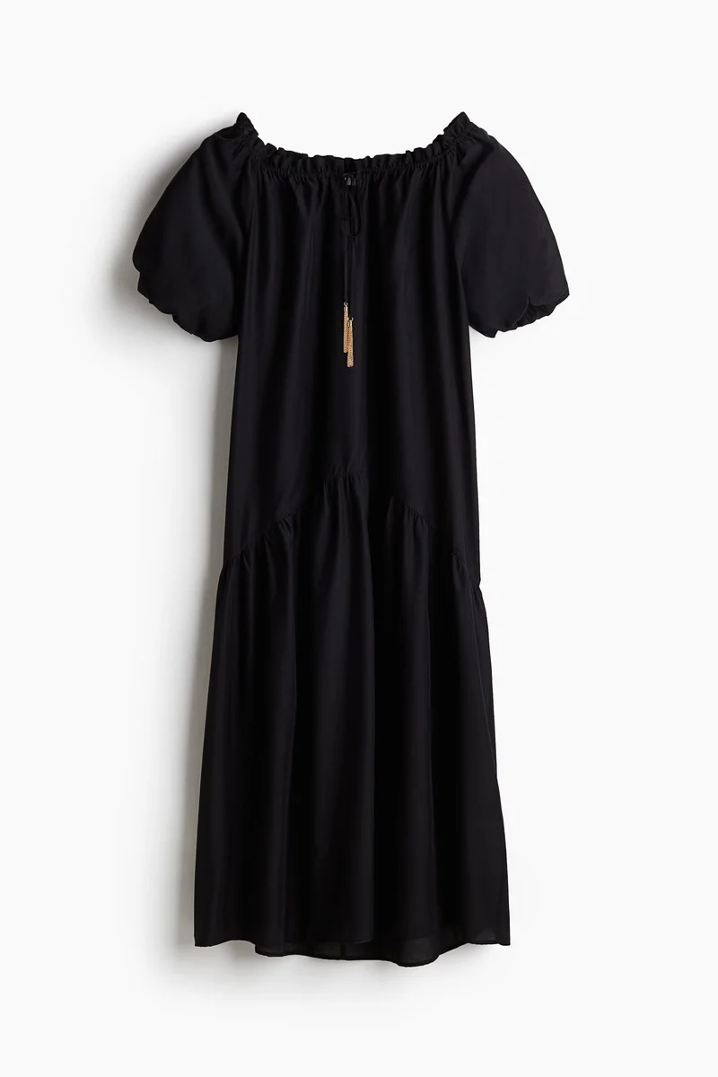 اتش اند ام فستان برباط