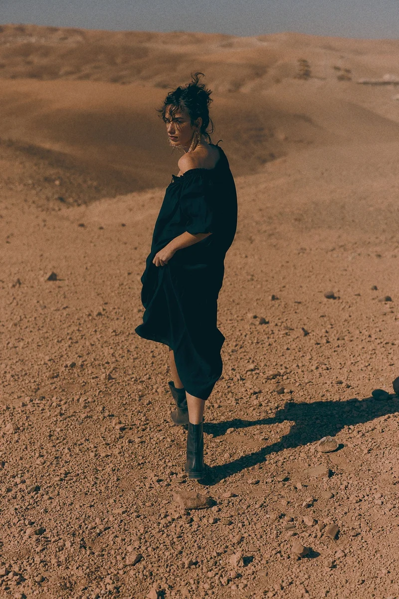 اتش اند ام فستان برباط