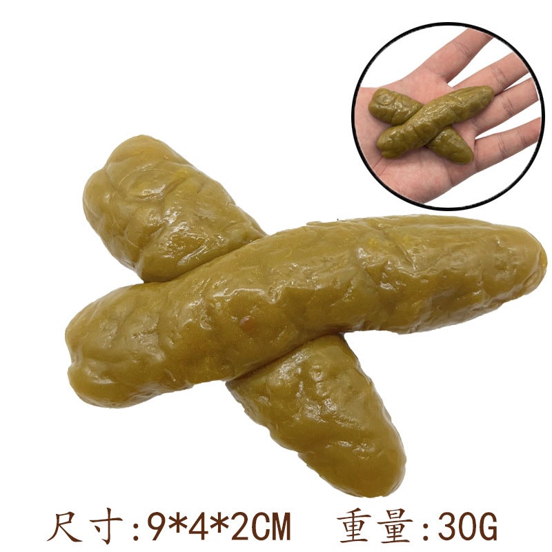 Lx Creative Prank Poop Toy, Realistic Poop Soft Rubber Stress-Relief Squishy Toy, April Fool's Day Prank Stress-Relief Gift - Image 1