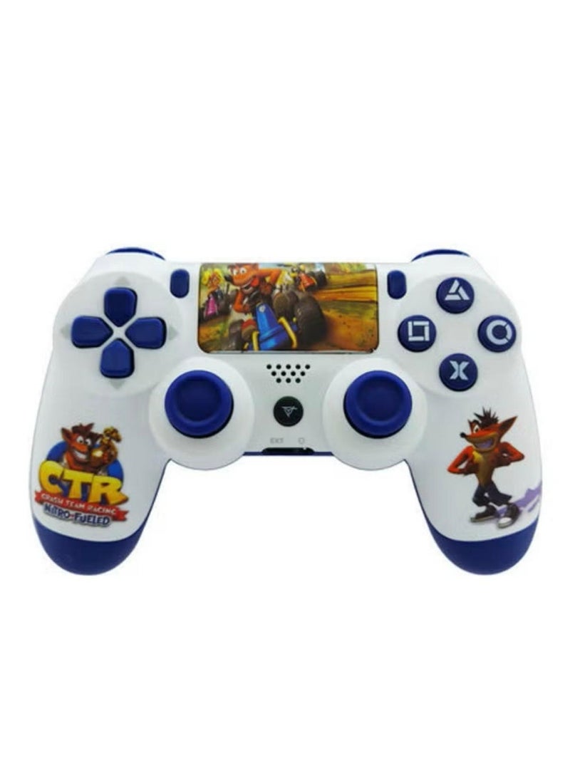Wireless Controller For PS4 Custom Design Gamepad Joystick For PS4 With Non-Slip Grip Of Both Sides And 3.5mm Audio Jack PS4 Controller Dual Vibration Game Joystick - Image 1