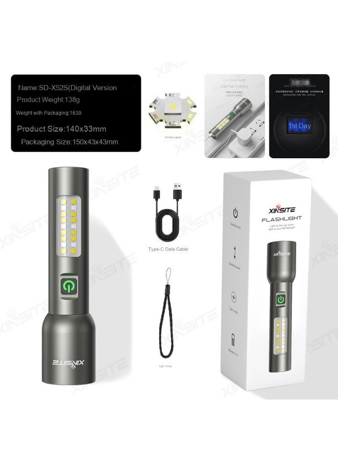 Aluminum Alloy High-Intensity Long-Range Flashlight