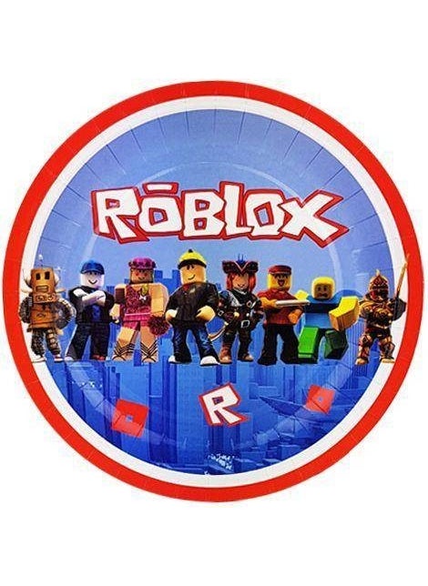 Parti Dükkanım My Party Shop Roblox Plates 8 Pieces 