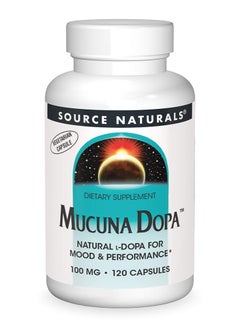 Source Naturals Mucuna Dopa, 100 mg, 120 Veggie Capsules