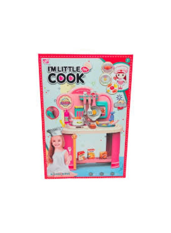 هوديوس طقم مطبخ متكامل أدوات طهي مصغرة