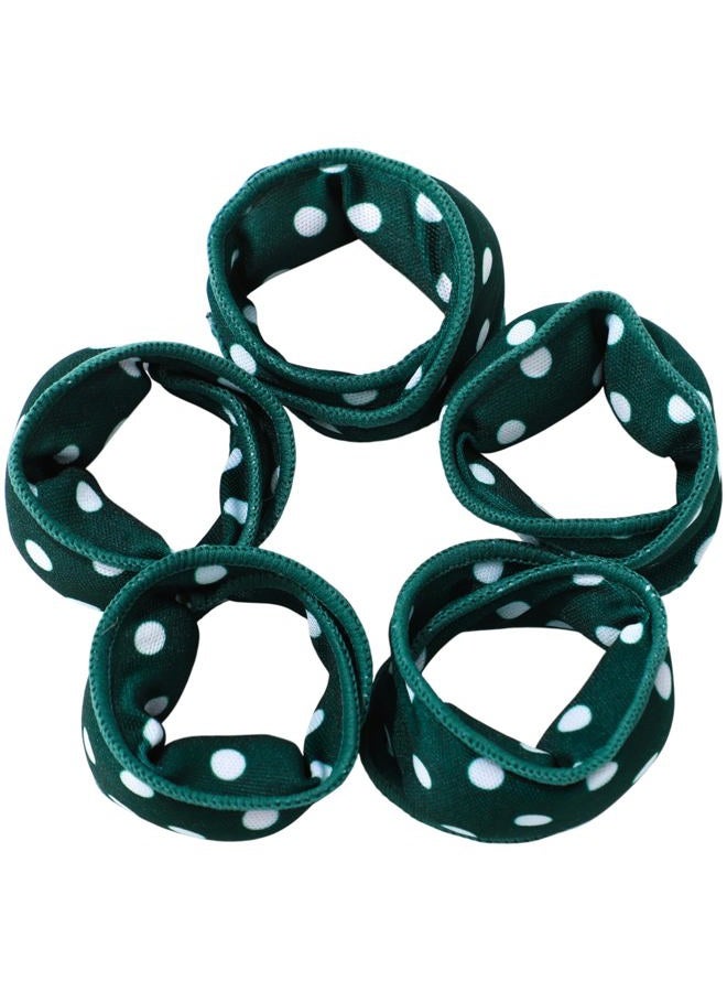 Bememo 40 Pieces Soft Curlers Hair Rollers Overnight Heatless Pillow Rollers for Hair Satin Sponge Curlers to Sleep in No Heat for Long Short Styling Tools(Dark Green) - Image 3