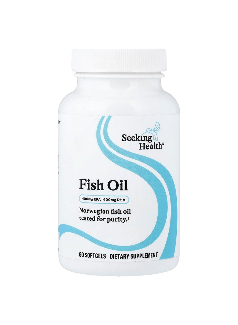 Seeking Health Fish Oil, 60 Softgels