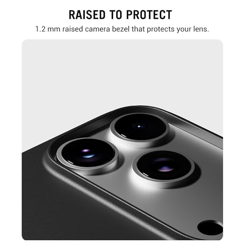 DailyObjects iPhone 17 Pro Stack Classic Magnetic Case Cover | Compatible with Magsafe | Camera & Body Protection | Shock/Scratch Proof| Dual Hybrid Protection | Wireless Charging - Carbon Black - Image 3