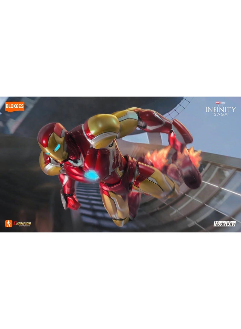 يا شباب بلوكيز مارفل إنفينيتي ساغا 73920 آيرون مان MK85 EX | Champion Class CC01 طقم تركيب | مجسم أكشن قابل للحركة | إكسسوارات + قاعدة عرض | قابل للجمع | هدية - Image 5