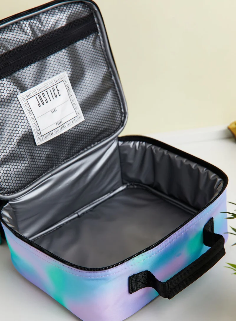 Justice Kids Tie Dye Initial Lunch Tote