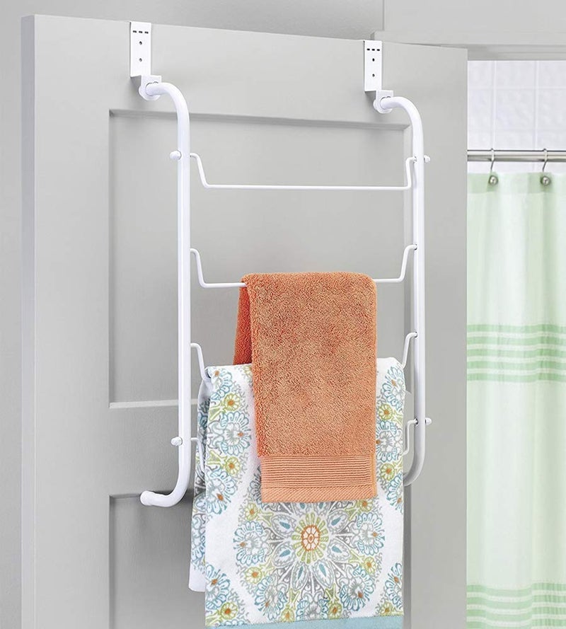 Whitmor Whitmor Over The Door White Towel Rack Medium 6023529 