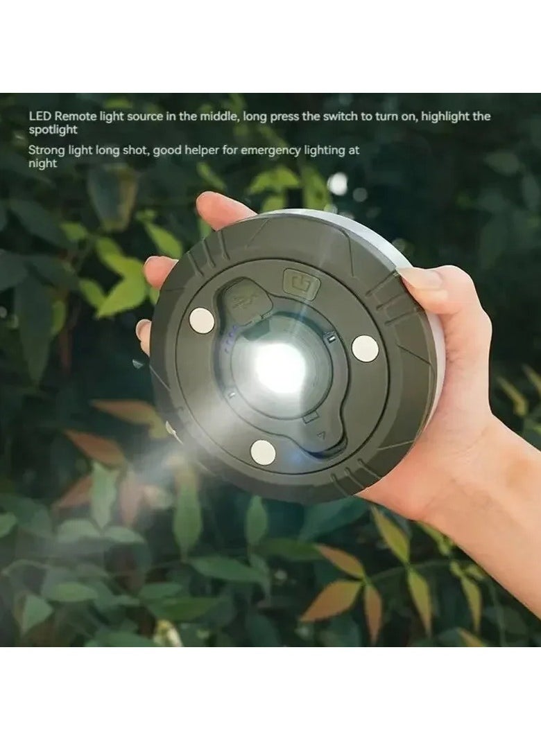 Dominy Camping Fairy Lights,Multifunctional 4 in 1 Design Camping Light String USB Rechargeable Outdoor Tent Decor Light,LED Flashlight With Magnet Hook  - Image 5