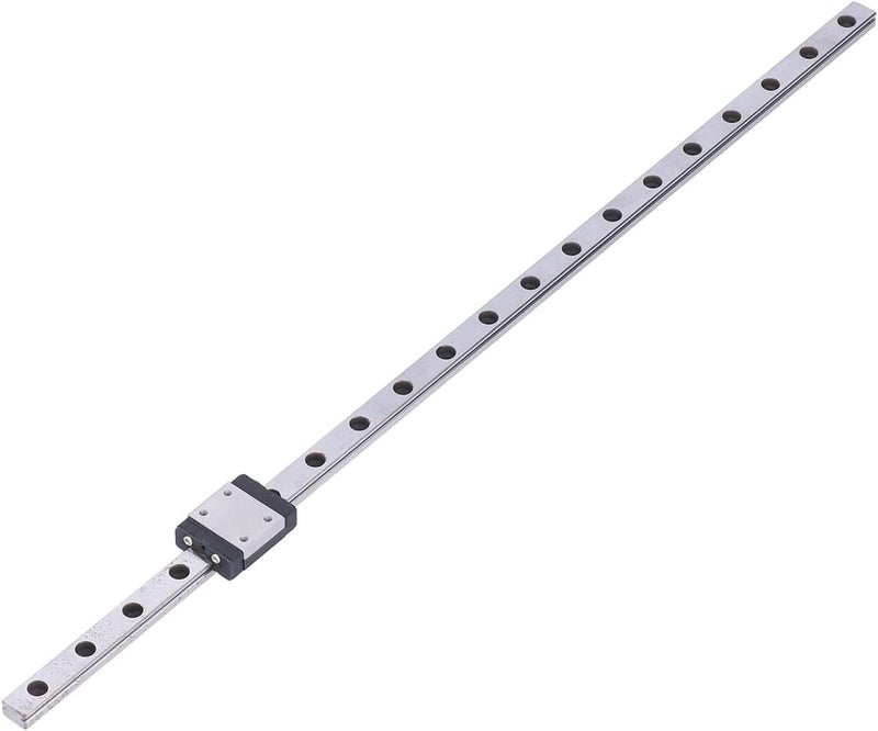 MGN7 Mini Linear Rail, Accurate CNC Linear Sliding Guideway for 3D Printers and Automation Equipment, High Durability, Low Noise, Bearing Steel Material (250 mm) - Image 1