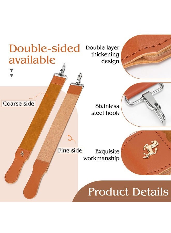 vanki Straight Razor Strop Leather Sharpening Strap Barber Leather - Image 2