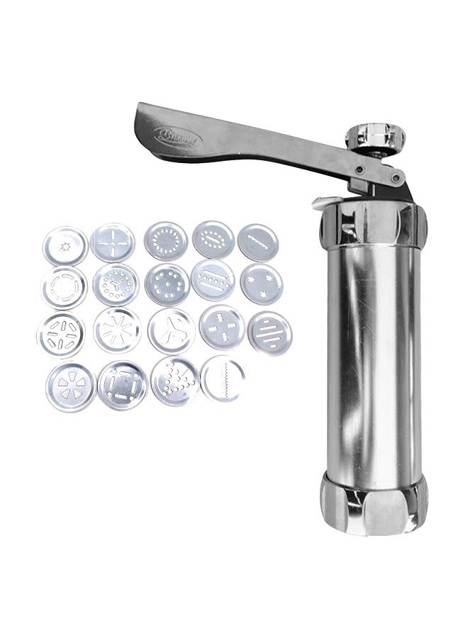 Loquat Cookie Press Biscuit Maker With Flower Pattern Mold,Cookie Press Maker Kit, Cookie Press Baking Tools, Accessories Cake Biscuits Mold Cookie Press Making Gun, for DIY Biscuit Maker, Presser Mould Co - Image 2