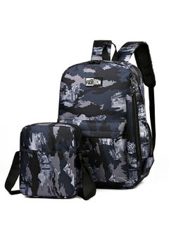 Jorunb 3pcs School Bag,Boys School Backpack,School Bags For Teenagers,Large Capacity Backpack,Waterproof Backpacks,3 in 1 School Bag,Crossbody Bag and Pencil Bag,black  - Image 1