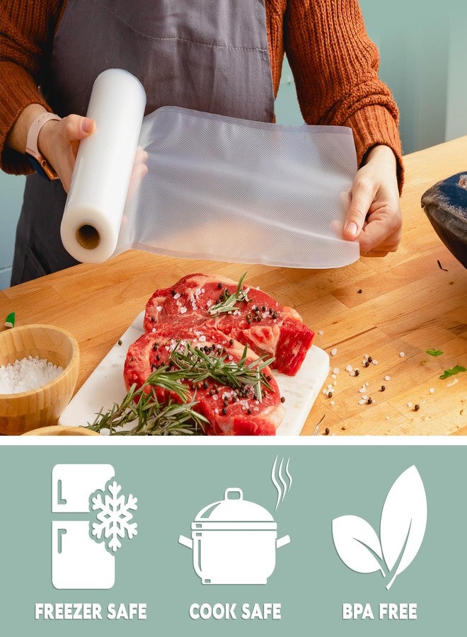 Avid Armor Vacuum Sealer Bags & Rolls - Heavy Duty, BPA-Free, Pre-Cut & Custom-Sized for Food Storage, Meal Prep & Sous Vide - 20 Pint, 30 Quart, 2 Rolls (11"x20ft), 1 Roll (8"x20ft) - Image 3