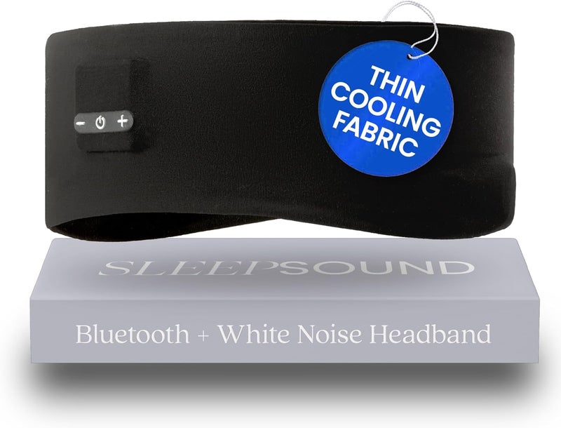 Back Bay Audio SleepSound Loose-Fitting Bluetooth Sleep Headband Speakers for Sleeping, Soft Headphones for Sleeping On Side, 20 Hr Battery, Wireless Sleep Headphones, Snoozeband Headband Earphones for Side Sleepers - Image 1