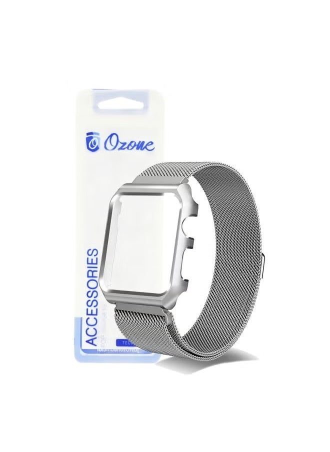 Ozone Protective Case For Apple Watch 40mm Silver/Clear 