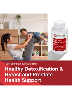 Protocol For Life Balance Protocol Calcium D-Glucarate - 500mg Calcium D Glucarate - Detoxification Support* - for Breast & Prostate Health* - Non-GMO & Dairy Free - 90 Veg Caps  - Image 3