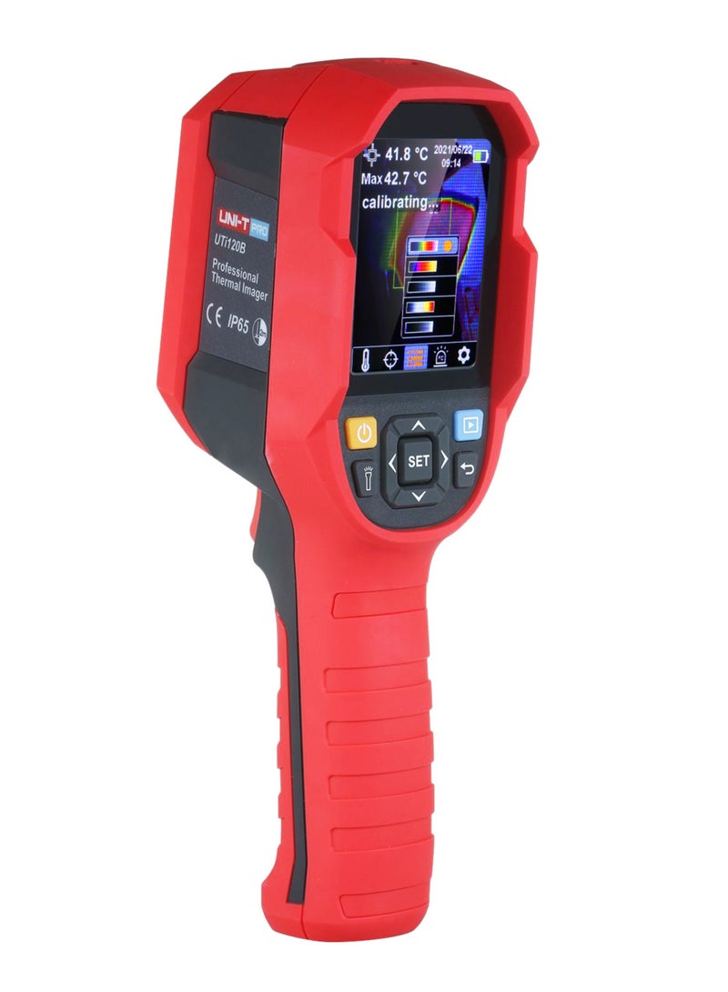 UNI-T جهاز تصوير حراري احترافي UNI-T بدقة 120 × 90 مع شاشة LCD مقاس 2.8 بوصة وبطاقة ذاكرة 16 جيجابايت  - Image 1