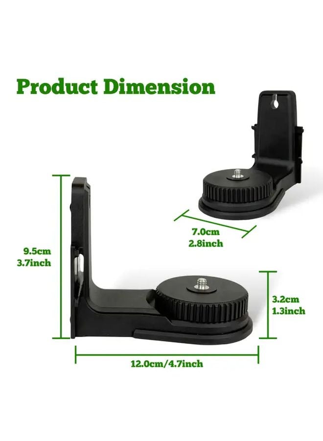 Heavy Duty ABS Leveling Bracket 360 Adjustable Laser Simulating 1pc For Tripod Plank - Image 4