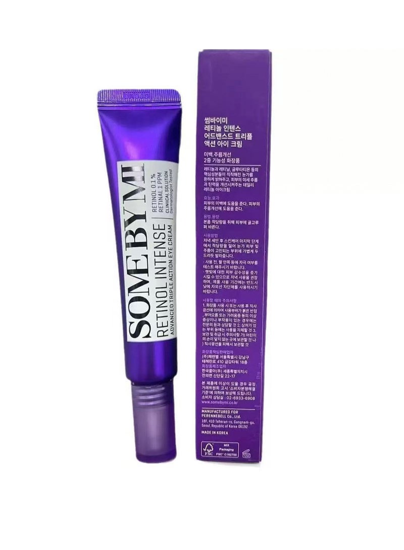 Retinol Intense Advanced Triple Action Eye Cream Clear 30ml 