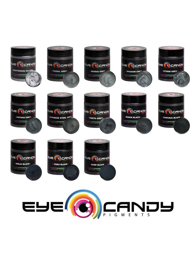 Eye Candy Pigments Premium Grey Mica Powder - Katana Grey (25gr) - for Epoxy, Resin, Soap, Paint, Woodworking, Acrylic Pouring, Bath Bombs, Fishing Lures - DIY Arts and Crafts Additive - Image 5