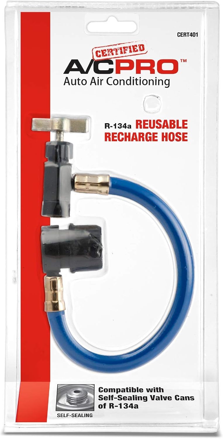 A/C Pro Interdynamics Certified A/C Pro Car Air Conditioner Refrigerant Recharge Kit - Image 1