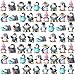 Macarrie 60 Pcs Mini Penguin Figurines Collection Play Set Figures Penguin Cake Toppers Decorations Winter Figurines Cake Decoration for Boy Girl Gift Birthday Landscape Party Supplies - Image 3