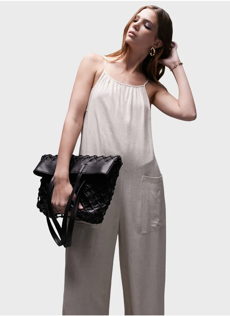 TOPSHOP Pocket Detail Cami Jumpsuit