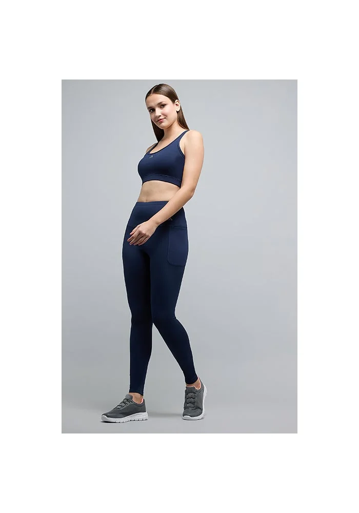R&b Solid Leggings with Elastic Waist