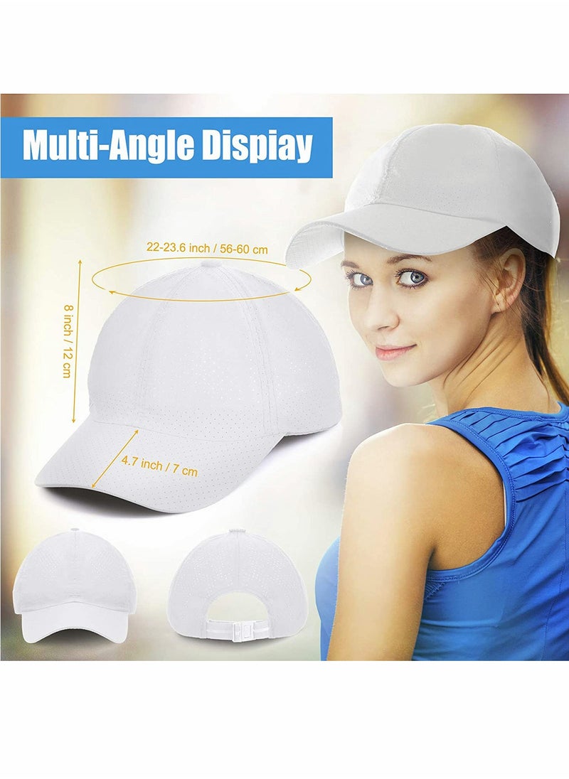 Excefore Breathable Baseball Cap, Man Woman Sunshade Hat Quick Dry Mesh Sports Cap Workout Tennis Hat for Mountaineering, Hiking, Fishing, Travelling, Camping, Cycling, Walking, Running, Golfing  - Image 5