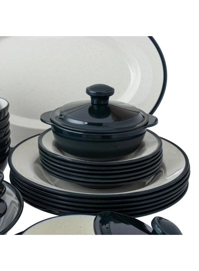 سي سي بن شيهون طقم سفرة 57 قطعة من الميلامين العالي الجودة و الأمن في الميكرويف - Image 5