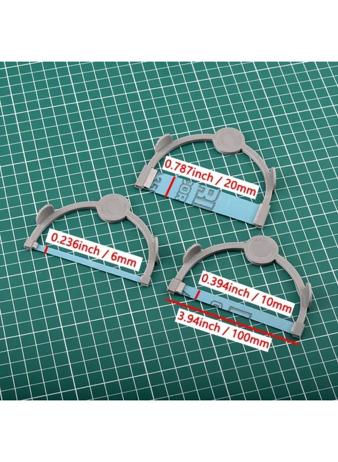 Style A Sandpaper Grinding Tool Set 3 Pack with 6mm 10mm 20mm Widths - Image 2