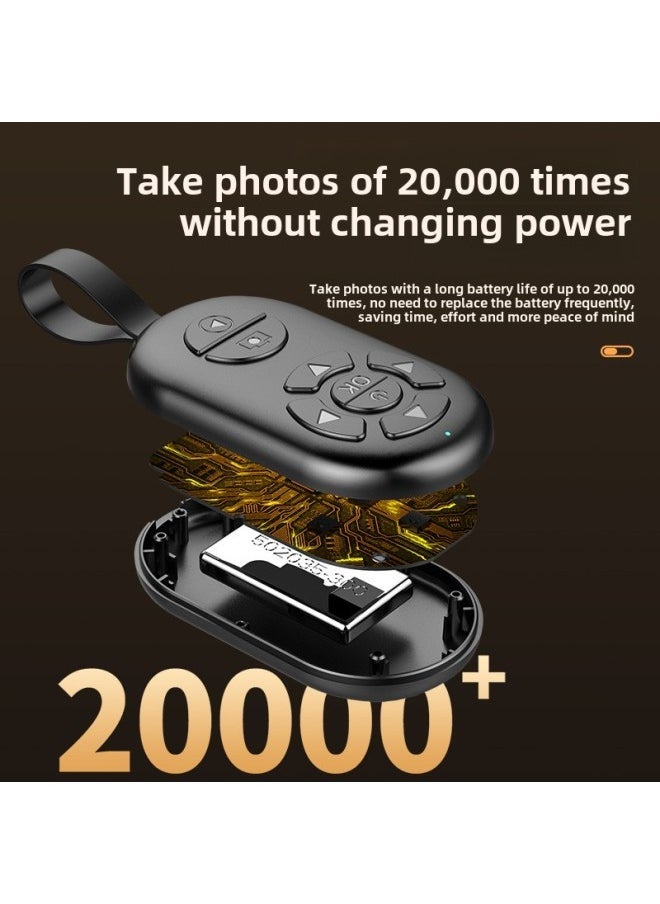 Mobile Phone Bluetooth Camera Remote Control Universal Tremolo Remote Control Tablet E-book  Flipper Remote Video Artifact-Color:Black Remote Control (s2) - Image 4