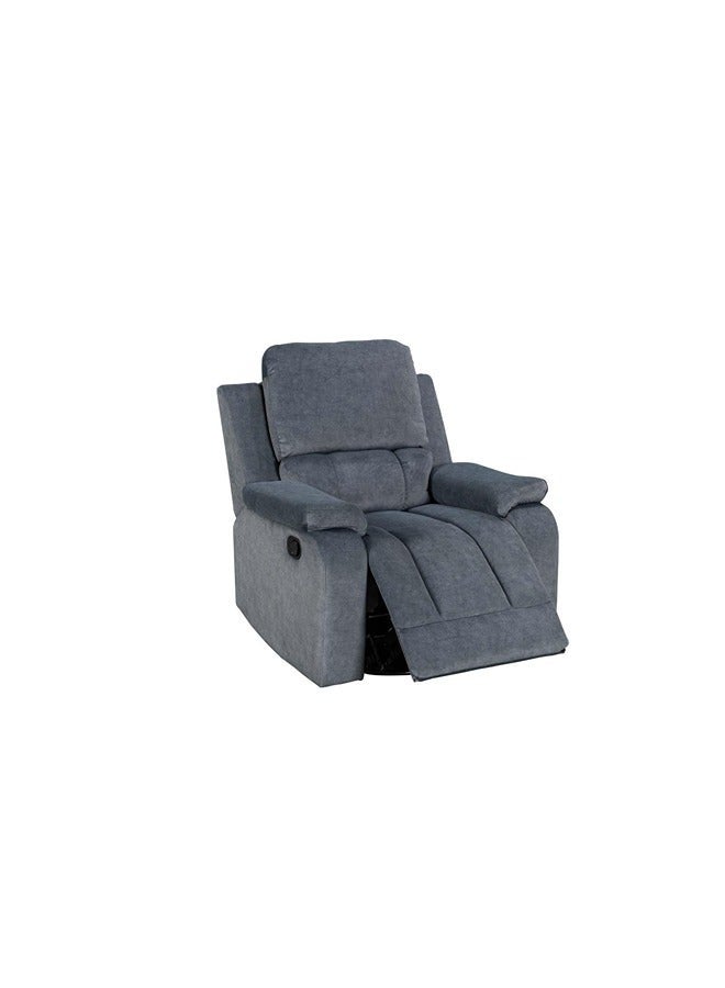 Homez Recliner Chair with Rocking and Swivel Function Dark Grey - Image 1