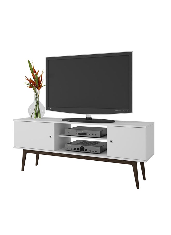 Home Box Wooden TV Table With Storage  - Mdp 15Mm Color White 38 x 150 x 58.5 cm  - Image 2