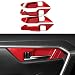 XITER 4pcs Red ABS Inner Door Handle Decoration Cover Door Bowl Trim for Toyota RAV4 2019 2020 2021 2022 2023 2024 2025 - Image 2