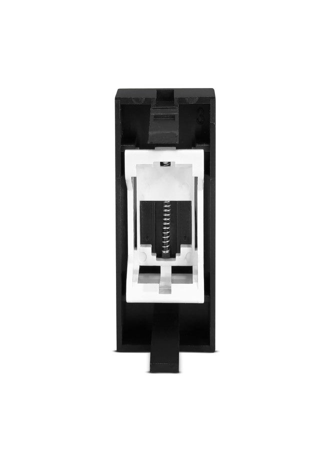 MX RJ45 Cat6/Cat6a 1-Module Network Port with Safety Shutter | 22.5×45mm Modular LAN Socket with Blank Plate for Wall & Furniture Mounting | Pack of 2 - Image 3