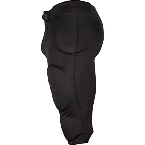 CHAMPRO Youth Built-in Pads Safety Integrated Football Polyester Practice Pant, Black, XX-Large US - Image 3