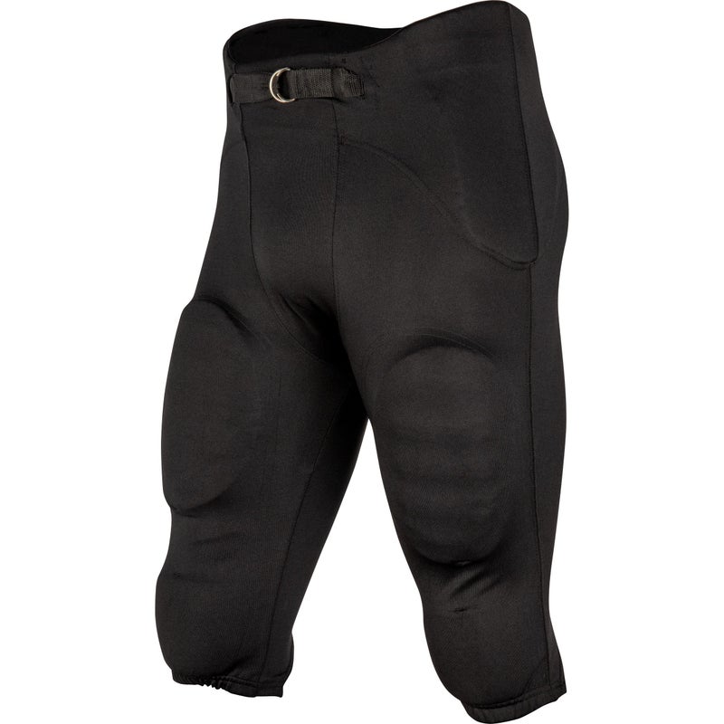CHAMPRO Youth Built-in Pads Safety Integrated Football Polyester Practice Pant, Black, XX-Large US - Image 4